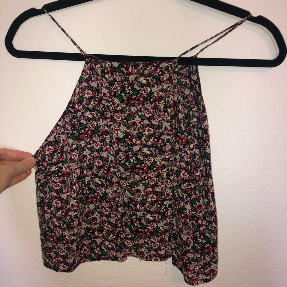 Floral crop top
